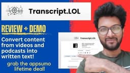 Transcript LOL Review 2026: App, Login, Free Plan, Pricing, Generator & FAQs