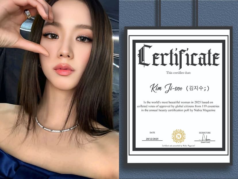 Jisoo Officially Certified as the Most Beautiful Woman in the World 2025