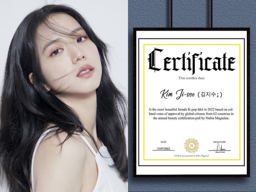 Jisoo Certified As The Most Beautiful Female K-pop Idol 2022 + (Top 10 Finalists)