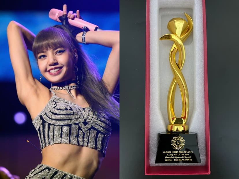 Lisa Wins Female K-pop Idol Of The Year Award (Queen Of Kpop 2021)
