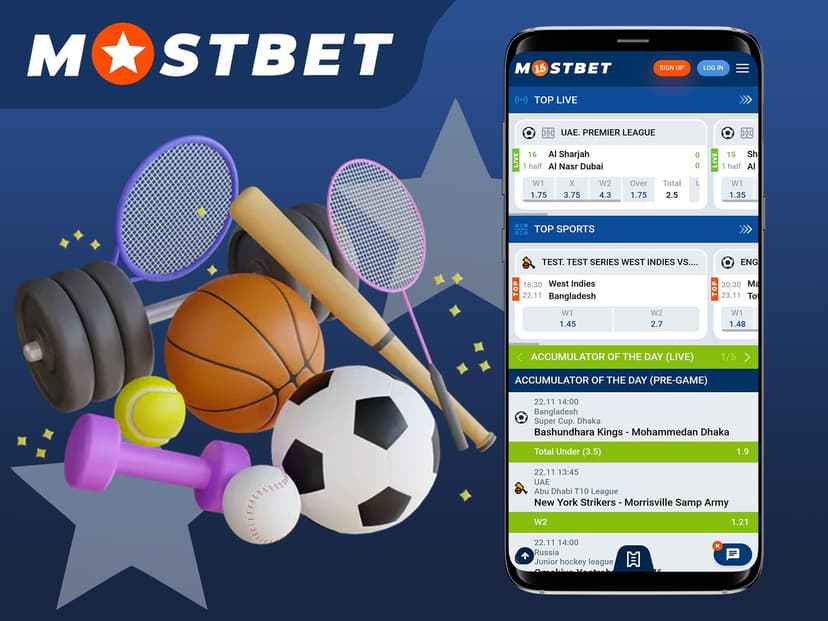 Types of Sports Betting in Mostbet App