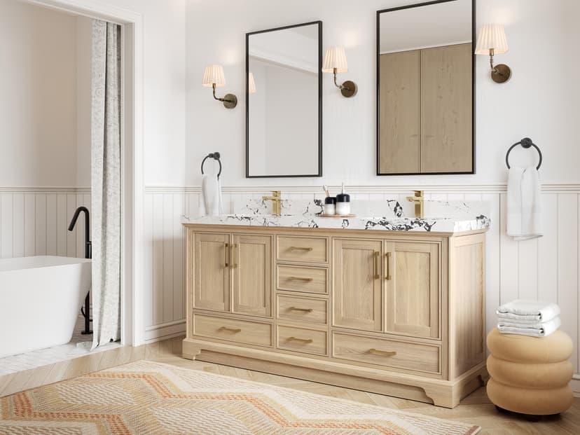 White Oak Bathroom Vanity: A Stylish and Durable Choice for Your Home