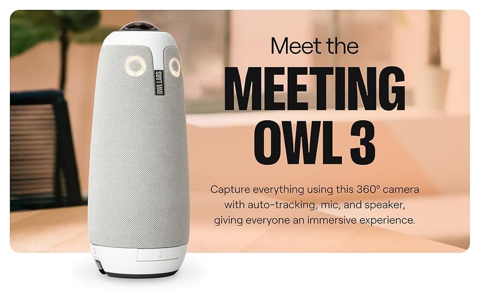 Owl Labs Meeting Owl 3 – 360° 1080P HD Camera (Discount/Coupon) 2025 Review