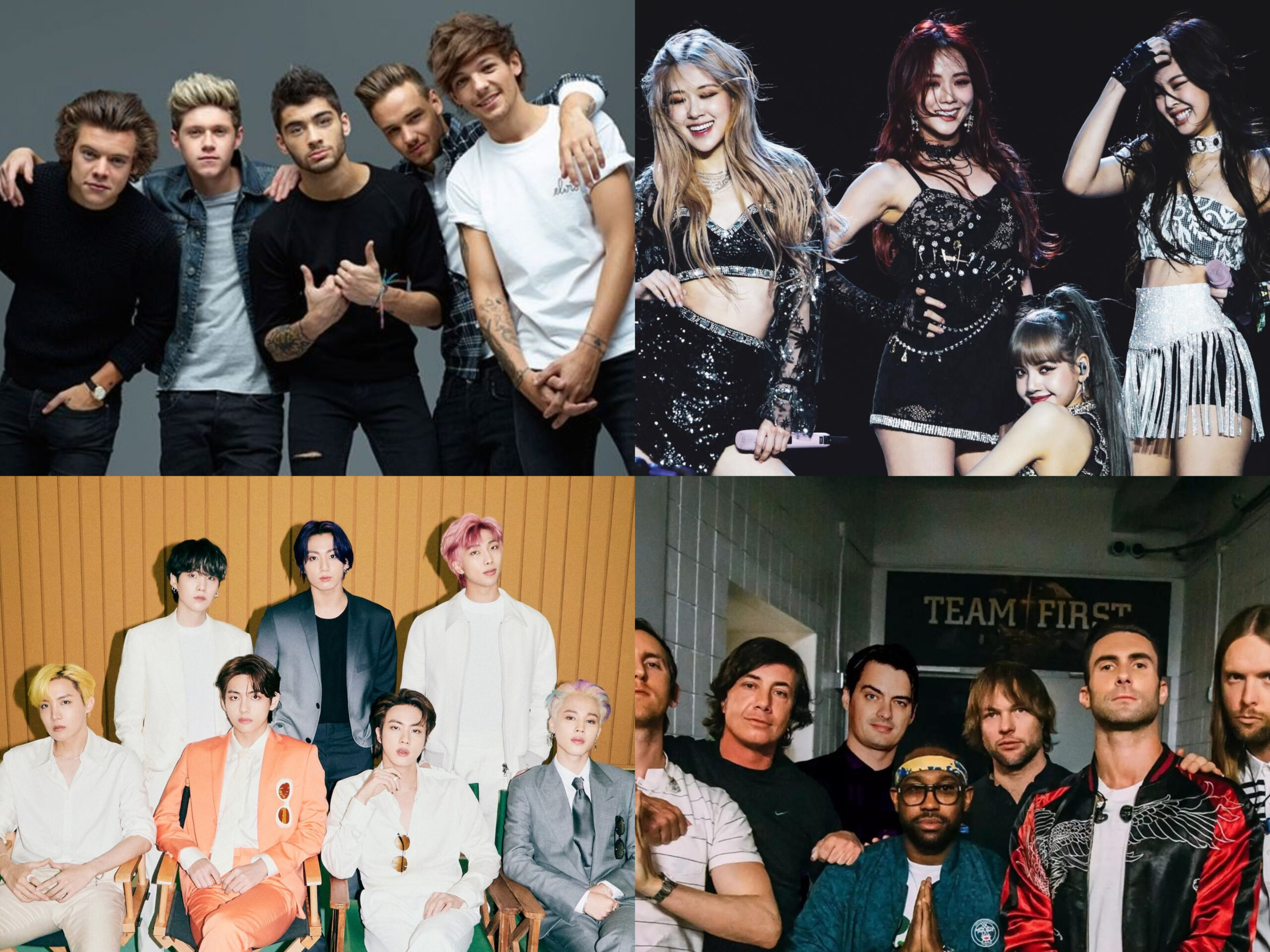 Vote The Greatest And Best Pop Bands In The World (2010s) Nubia Awards