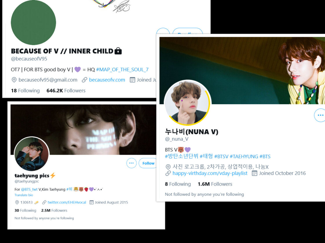 K pop tiktok accounts list with followers